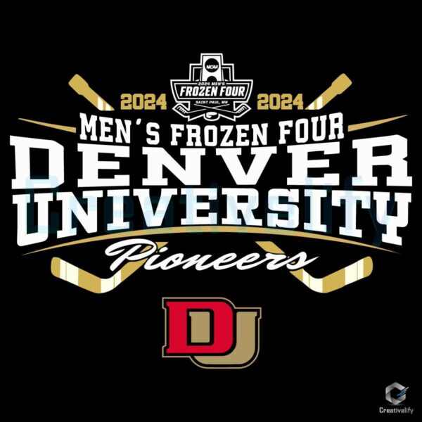Denver University Frozen Four Mens Ice Hockey SVG