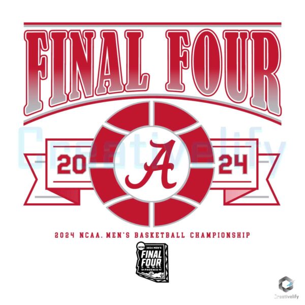 Final Tour 2024 Alabama Mens Basketball SVG