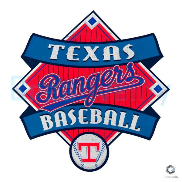 Texas Rangers Baseball MLB Team PNG