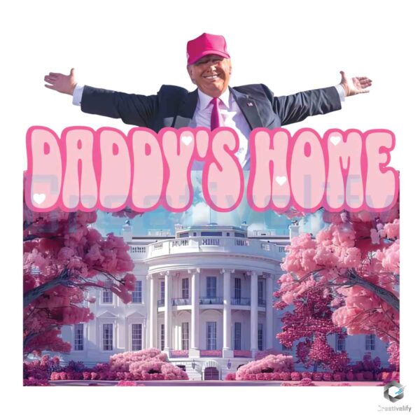 Trump Daddys Home White House PNG File