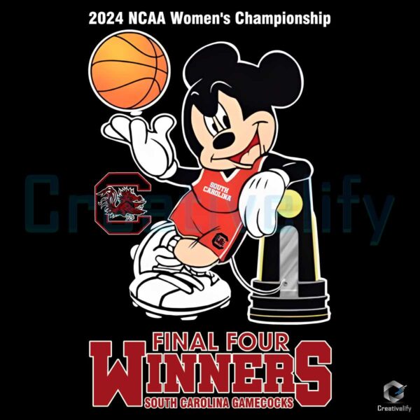 Gamecocks Mickey Final Four Winners PNG