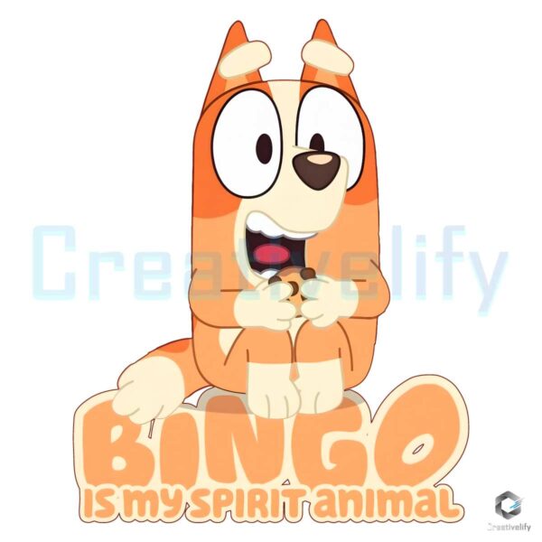 Bingo Is My Spirit Animal PNG File Design