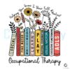 Occupational Therapy Floral Books SVG File