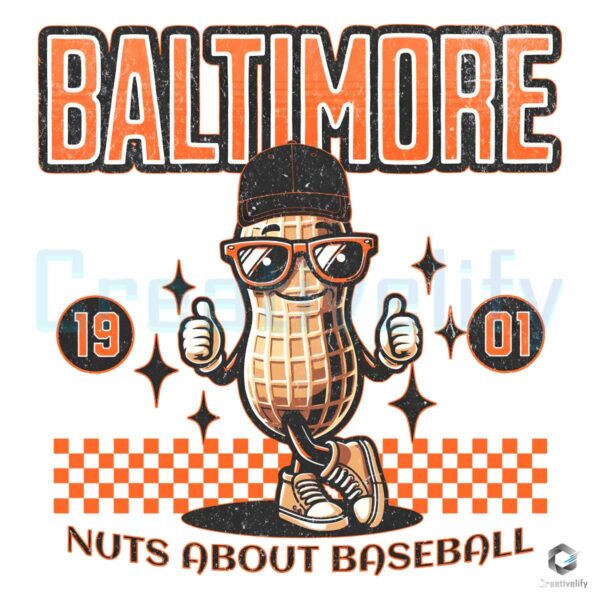 Baltimore Orioles Nuts About Baseball 1901 PNG