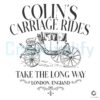 Colins Carriage Rides Take The Long Way SVG