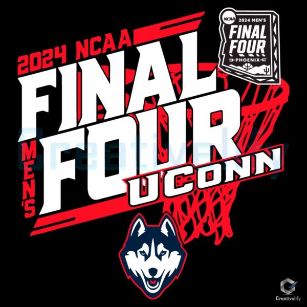 UConn Huskies 2024 NCAA Final Four SVG