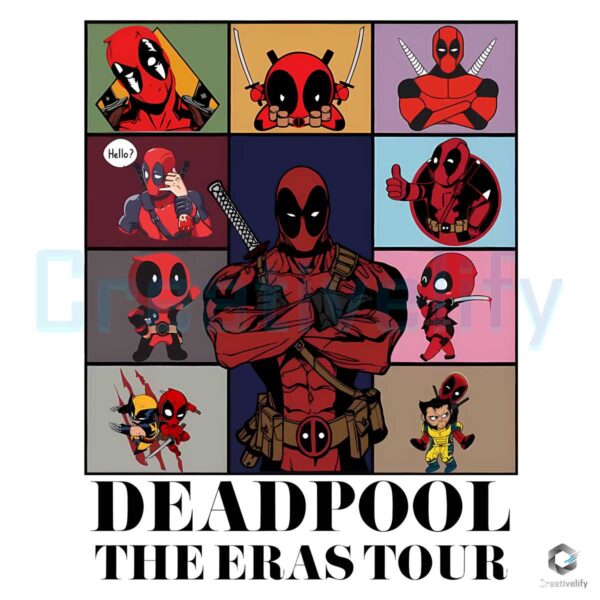 Deadpool Movie The Eras Tour PNG File Design