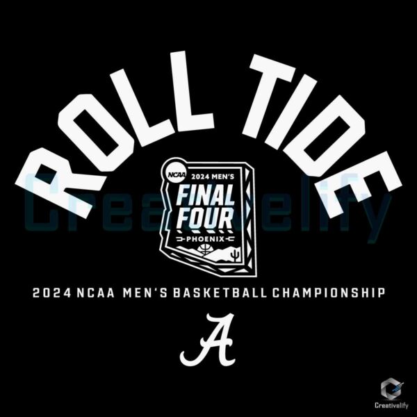 Roll Tide Alabama Mens Basketball SVG File