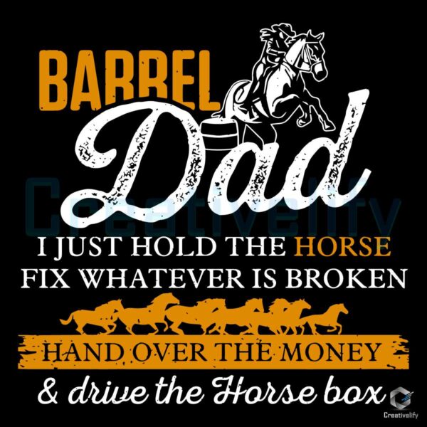 Barrel Dad Hand Over The Money SVG File Digital