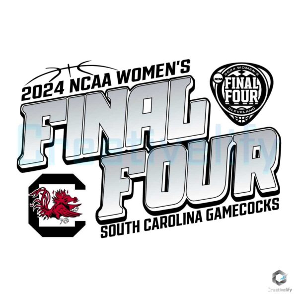 South Carolina 2024 NCAA Final Four SVG