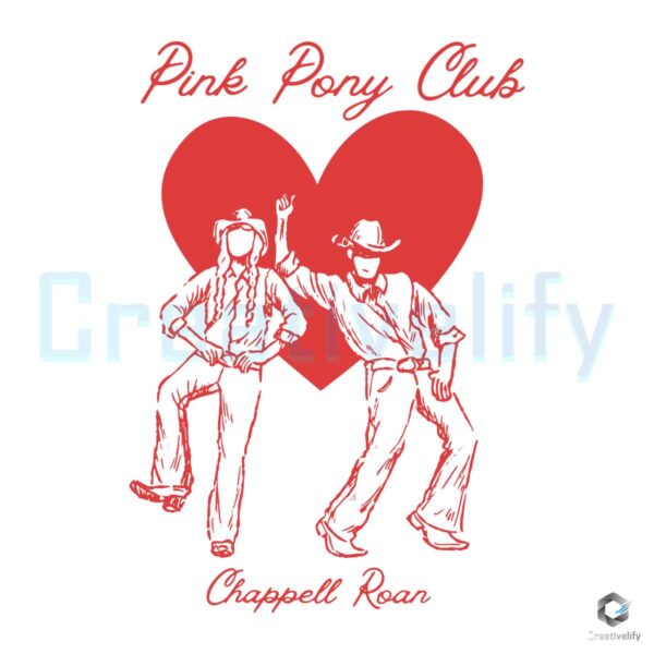 Chappell Roan Pink Pony Club Olivia Tour SVG
