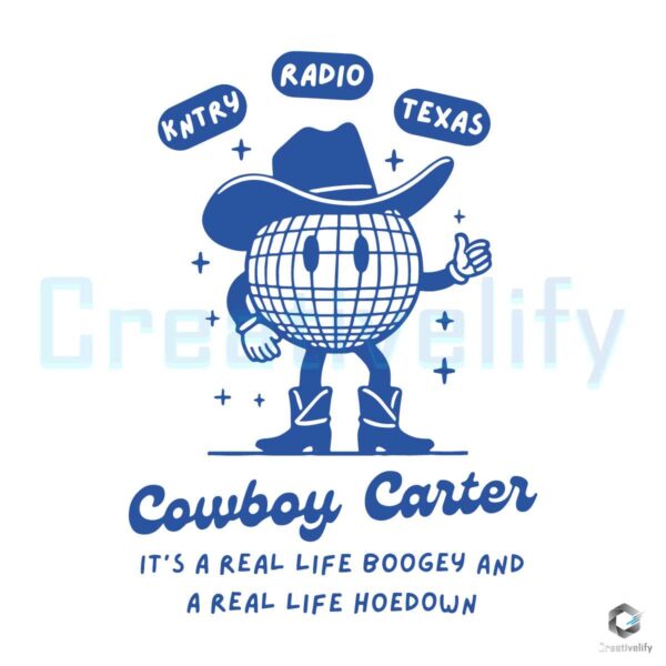 Beyonce Cowboy Carter Its A Real Life Boogey SVG