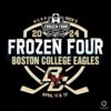 Frozen Four Boston College Eagles Ice Hockey SVG