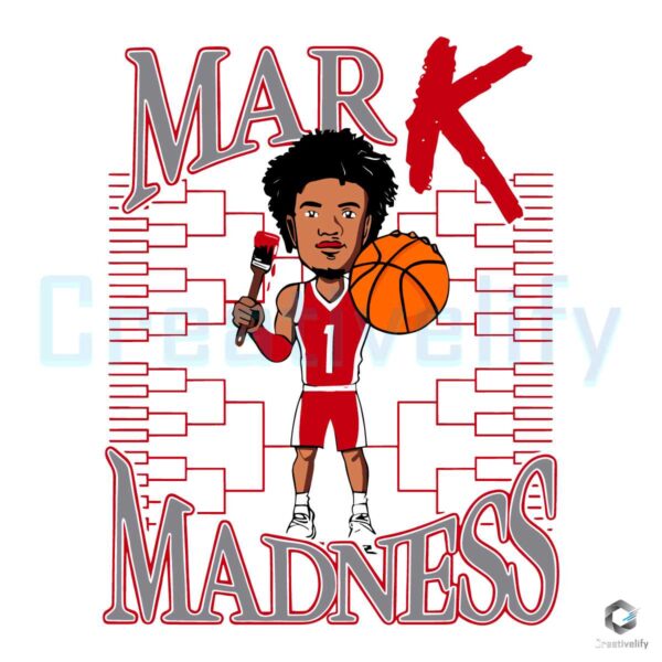 Alabama Mark Madness Basketball Team SVG