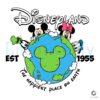 Disneyland The Happiest Place On Earth 1955 SVG