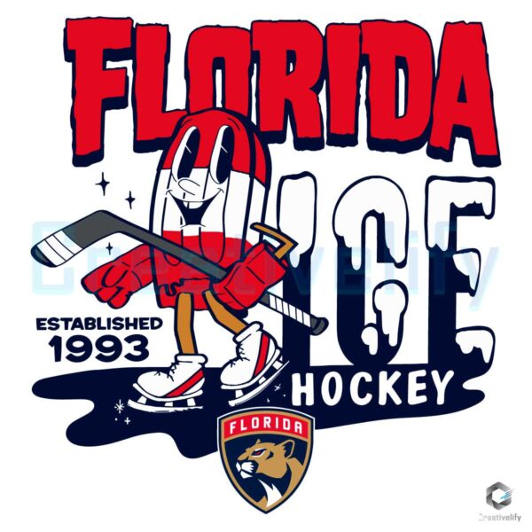Florida panthers Ice Hockey Established 1993 SVG