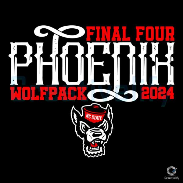 Phoenix NC State Final Four NCAA 2024 SVG