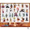 100 Files Naruto Ninja Anime SVG Bundle