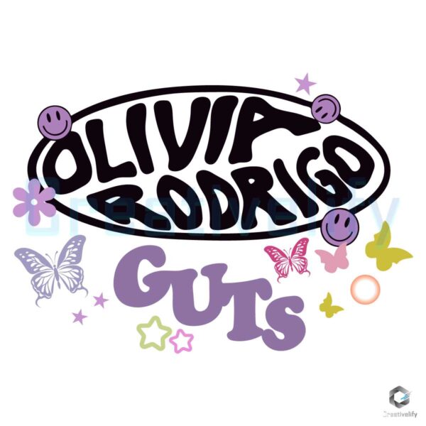 Olivia Rodrigo Guts Tour 2024 SVG File