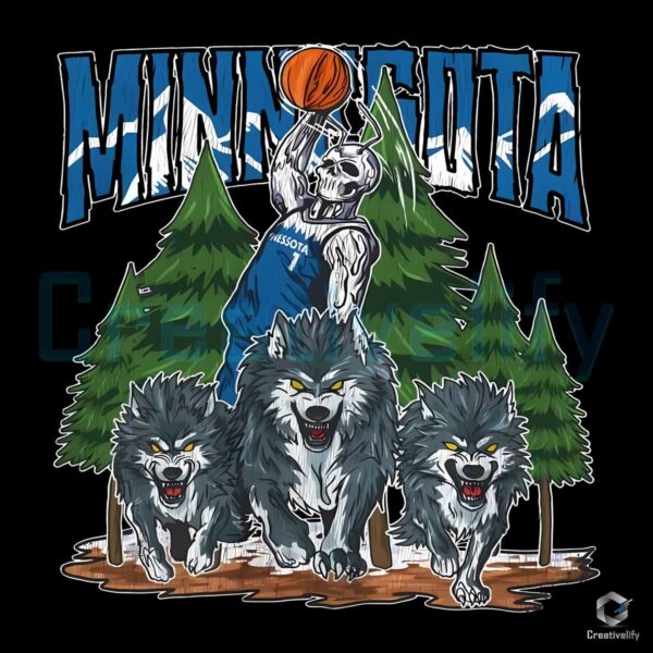 Minnesota Timberwolves Skeleton Playoffs PNG