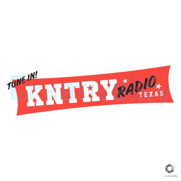 Beyonce Tune In KNTRY Radio Texas SVG