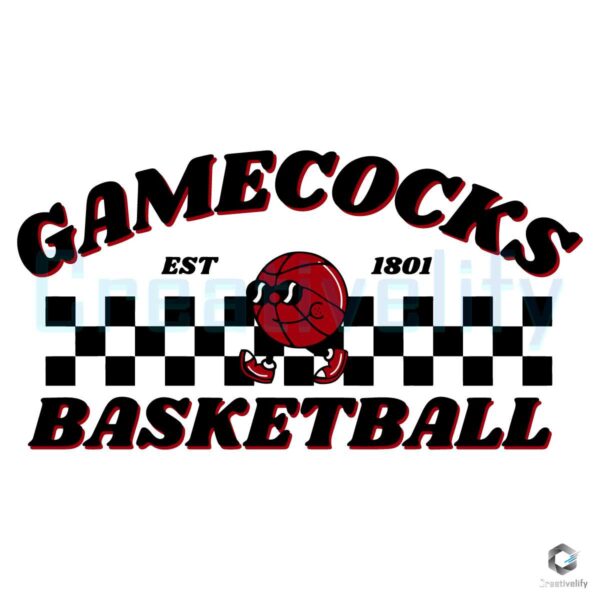 South Carolina Gamecocks Basketball SVG File