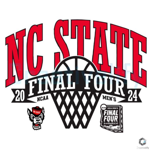 NC State Wolfpack Final Four 2024 SVG File