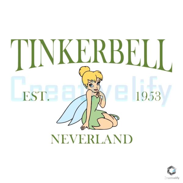 Tinkerbell Neverland Est 1953 SVG File