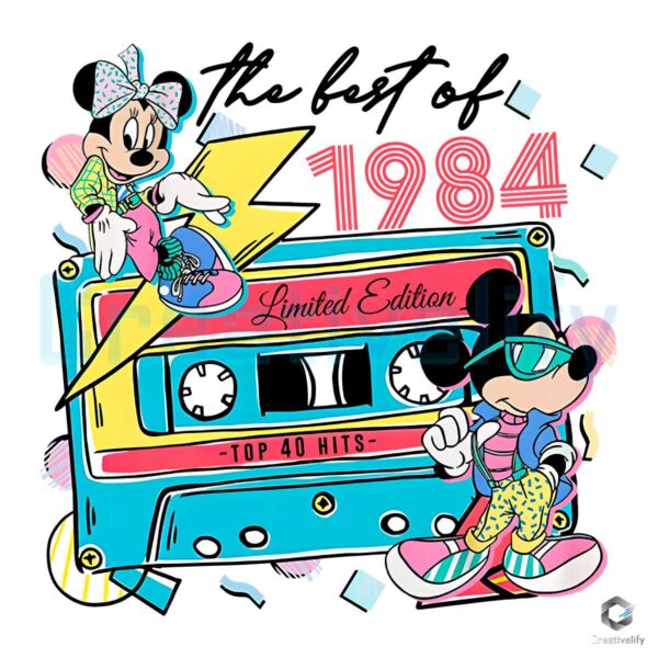 Mickey Minnie 40th The Best Of 1984 PNG File