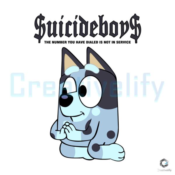 Bluey Suicideboys The Number You Have Dialed SVG
