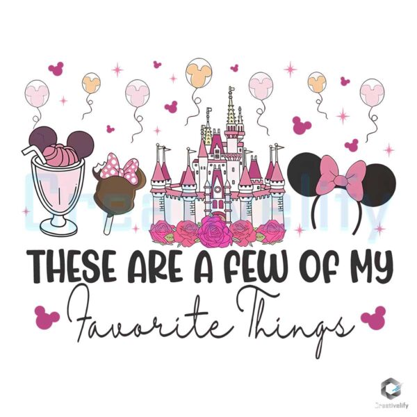 Disney Minnie A Few of My Favorite Things PNG