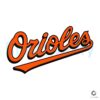 Baltimore Orioles Team Game Day SVG File