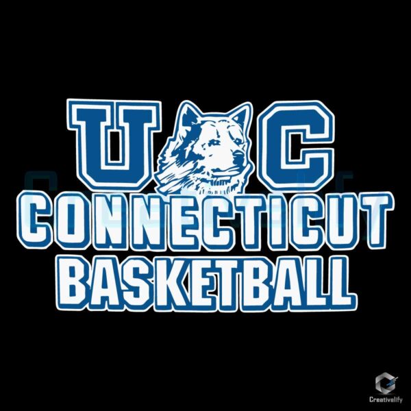 UConn Huskies Connecticut Basketball SVG