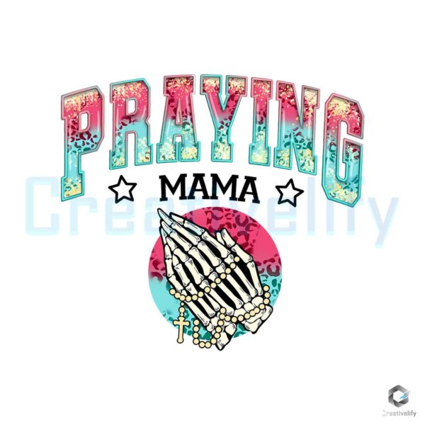 Praying Mama Skeleton Hand PNG File