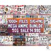 1000 Files Mega Anime Bundle Download