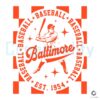 Baltimore Orioles Baseball Est 1954 SVG File