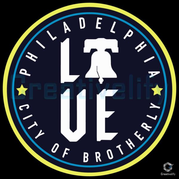 Love Philadelphia Phillies City Of Brotherly SVG