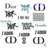 Christian Dior Luxury Brand Bundle SVG File