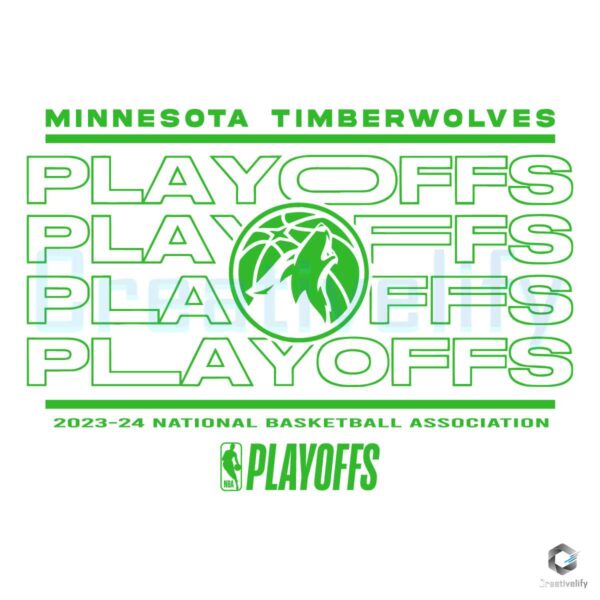 Minnesota Timberwolves NBA Playoffs SVG File