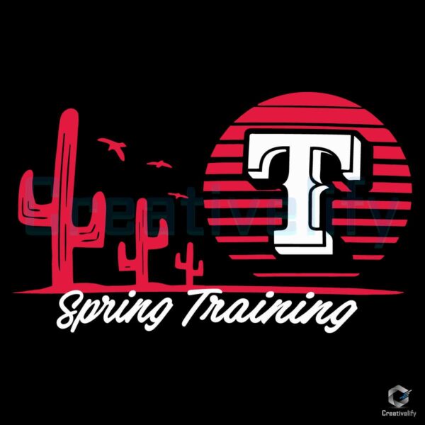 Texas Rangers MLB Spring Training SVG
