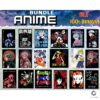 100 Files Anime SVG Bundle Digital Download