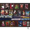 100 Designs Anime Bundle SVG File