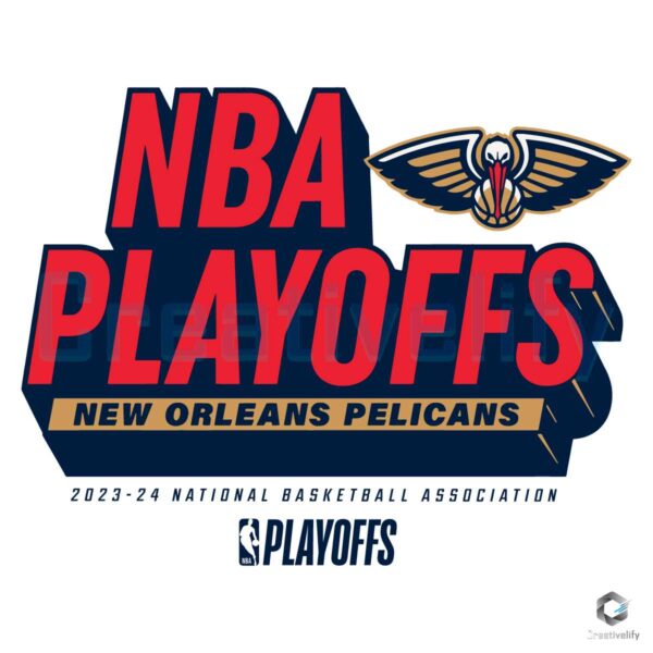 2024 NBA Playoffs New Orleans Pelicans SVG
