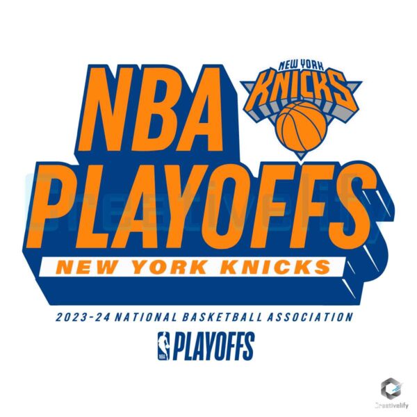 NBA Playoffs NY Knicks Basketball Association SVG