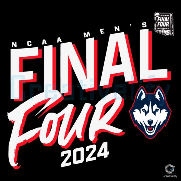 UConn Huskies Final Four 2024 NCAA SVG