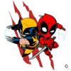 Deadpool And Wolverine Movie Cartoon SVG