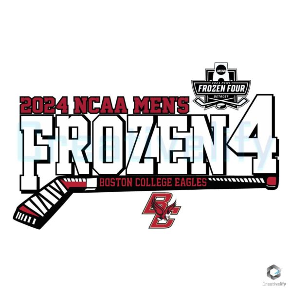 Boston College 2024 NCAA Mens Frozen Four SVG