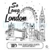 So Long London The Tortured Poets Swift SVG