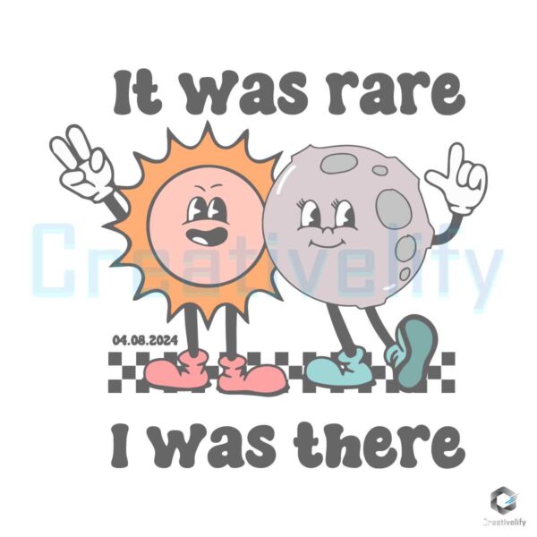 It Was Rare I Was There Solar Eclipse SVG