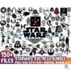 150 Files Star Wars SVG Mega Bundle